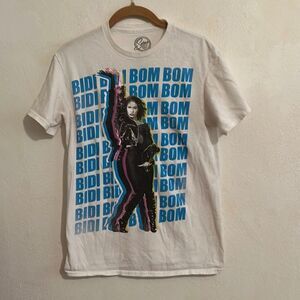 Selena Authentic Merchandise Bidi Bidi Bom Bom Song Lyrics Cotton T-Shirt Size S